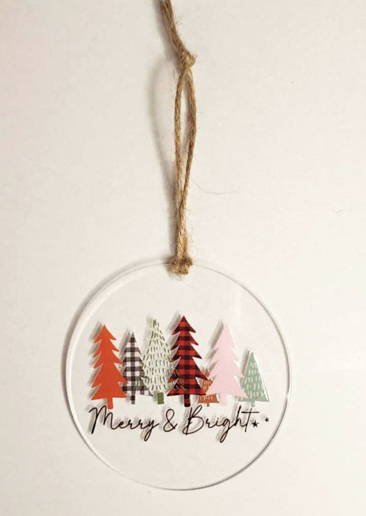 Merry and Bright Ornament