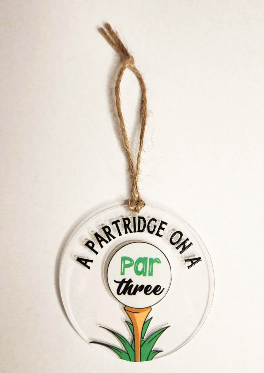 A Par Three Ornament