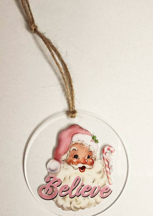 Santa Believe Ornament