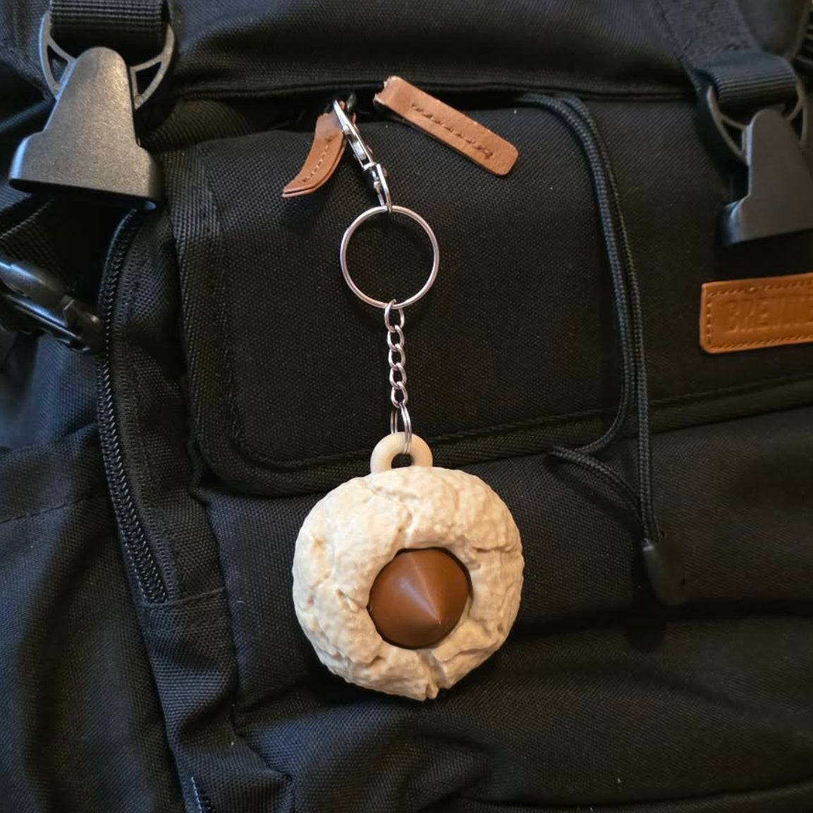 Cookie fidget clicker with sound sensory toy, Cookie shaped fidget clicker stress relief toy